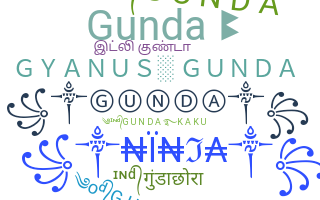 暱稱 - Gunda