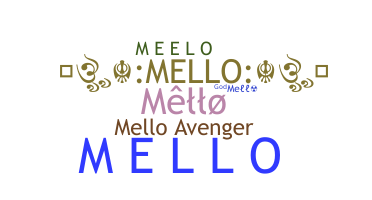 暱稱 - Mello