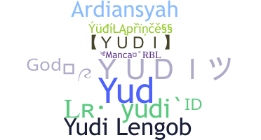 暱稱 - Yudi