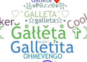 暱稱 - Galleta