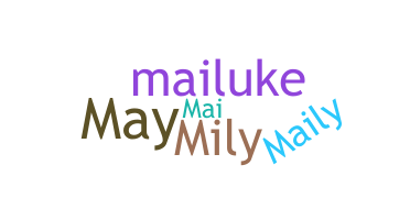 暱稱 - Maily
