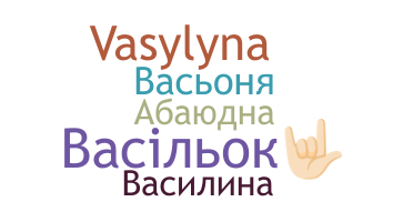 暱稱 - Василина