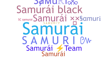 暱稱 - Samuri