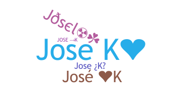 暱稱 - JoseK