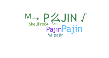 暱稱 - Pajin