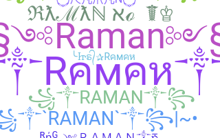 暱稱 - Raman