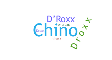 暱稱 - droxx