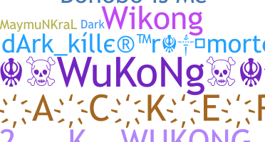 暱稱 - Wukong