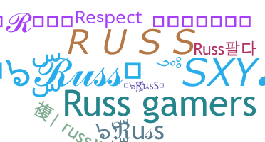 暱稱 - Russ