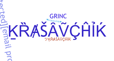 暱稱 - krasavchik