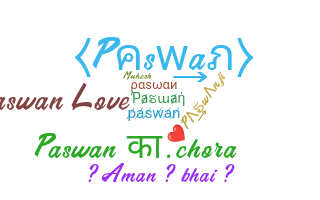 暱稱 - Paswan