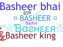 暱稱 - Basheer