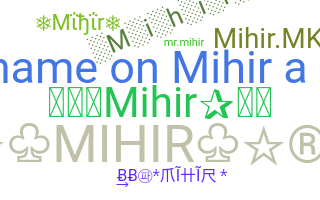 暱稱 - Mihir