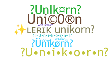 暱稱 - UniKoRn