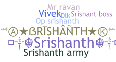 暱稱 - Srishanth