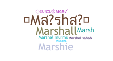 暱稱 - Marshal