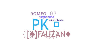 暱稱 - Romeo07