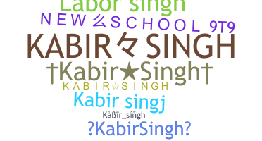 暱稱 - KabirSingh