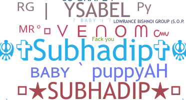 暱稱 - Subhadip