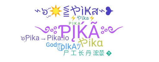 暱稱 - Pika