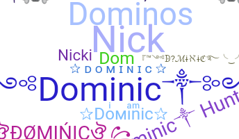 暱稱 - Dominic