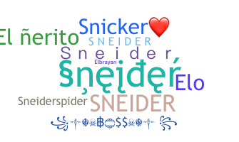 暱稱 - Sneider