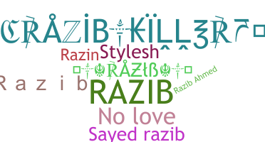 暱稱 - Razib