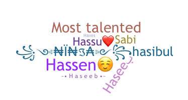 暱稱 - Haseeb