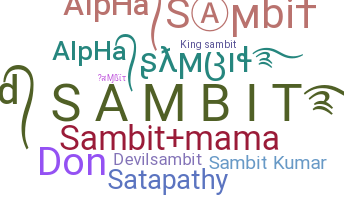 暱稱 - Sambit