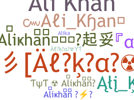 暱稱 - Alikhan