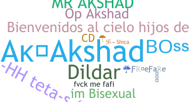 暱稱 - Akshad