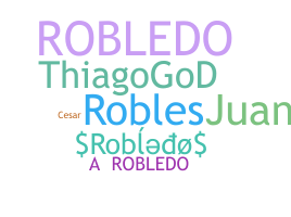 暱稱 - Robledo