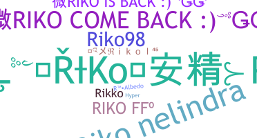 暱稱 - Riko