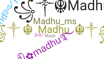 暱稱 - Madhu