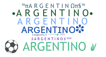 暱稱 - Argentino