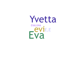 暱稱 - Evita