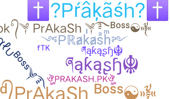 暱稱 - Prakash