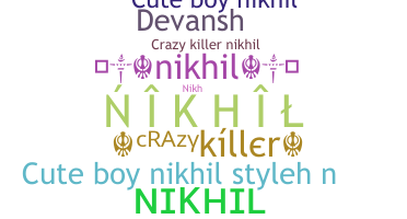 暱稱 - Nikhi