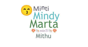 暱稱 - Minti