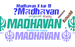 暱稱 - Madhavan