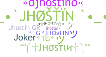 暱稱 - Jhostin