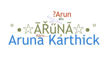 暱稱 - Aruna