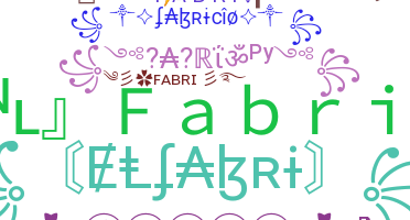 暱稱 - Fabri