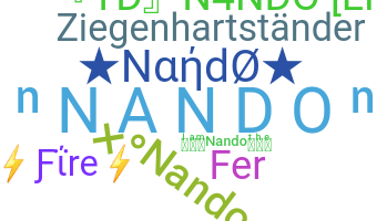 暱稱 - Nando