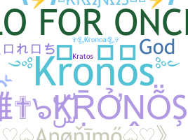 暱稱 - Kronos