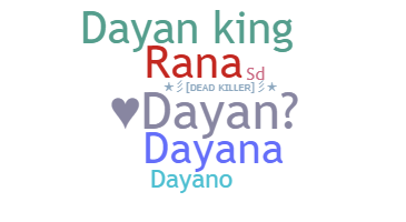 暱稱 - Dayan