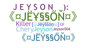 暱稱 - Jeysson