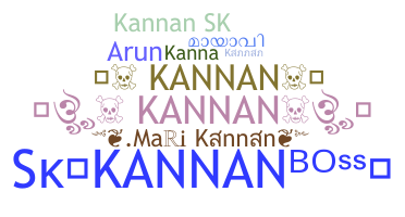 暱稱 - Kannan