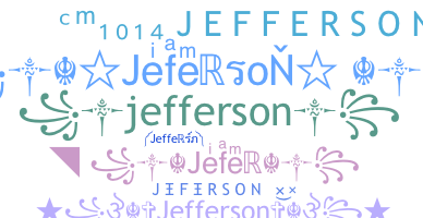 暱稱 - Jefferson