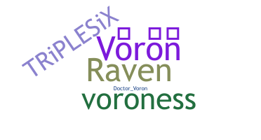 暱稱 - Voron